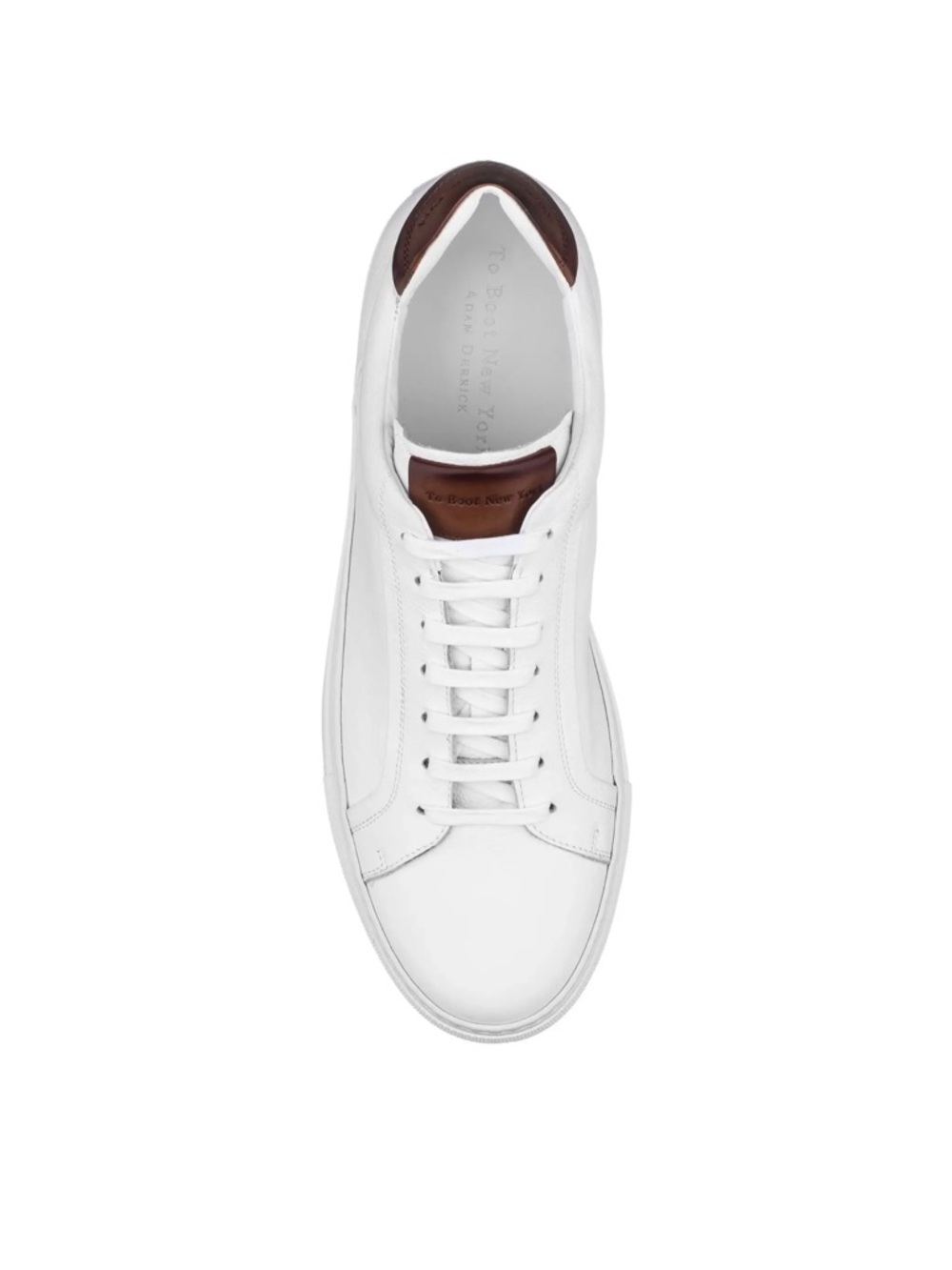 To Boot New York | Carlin White Tumbled Calf Sneaker